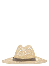 Brunello Cucinelli Straw Hat With Precious Band - Women