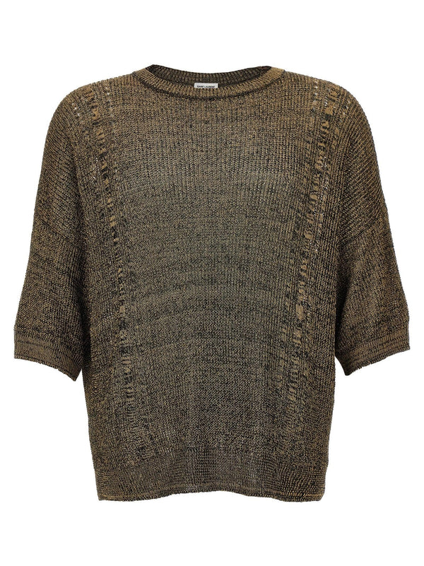 Saint Laurent Gold Thread Sweater - Men