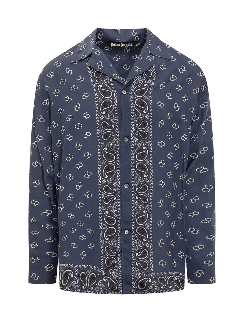 Palm Angels Shirt With Paisley Pattern - Men