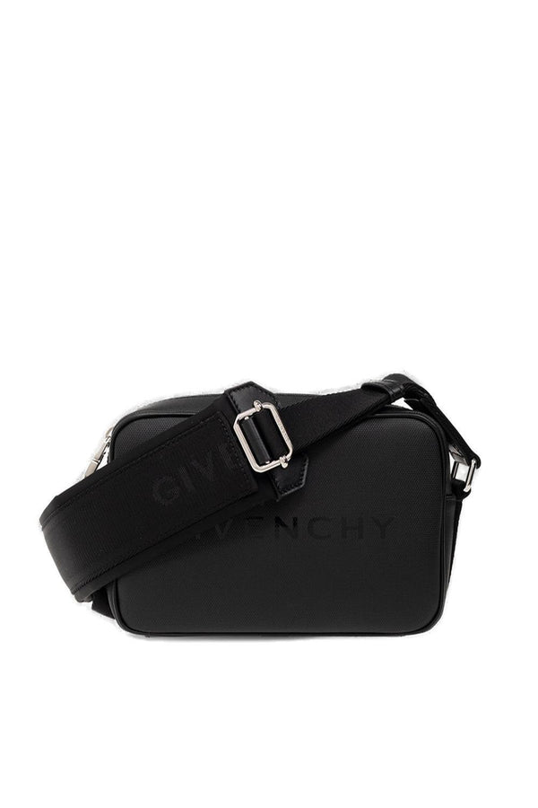 Givenchy Black Canvas G-essentials Crossbody Bag - Men