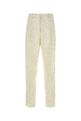 Bottega Veneta Ivory Viscose Blend Pant - Men