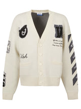 Off-White Varsity Knit Cardigan - Men