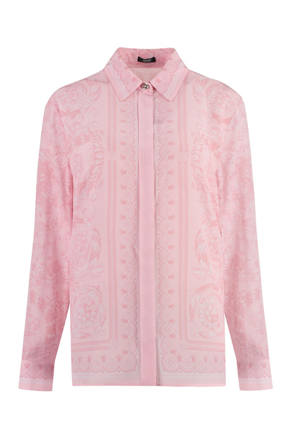 Versace Printed Silk Shirt - Women