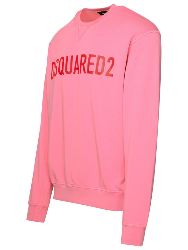 Dsquared2 Pink Cotton Sweatshirt - Men