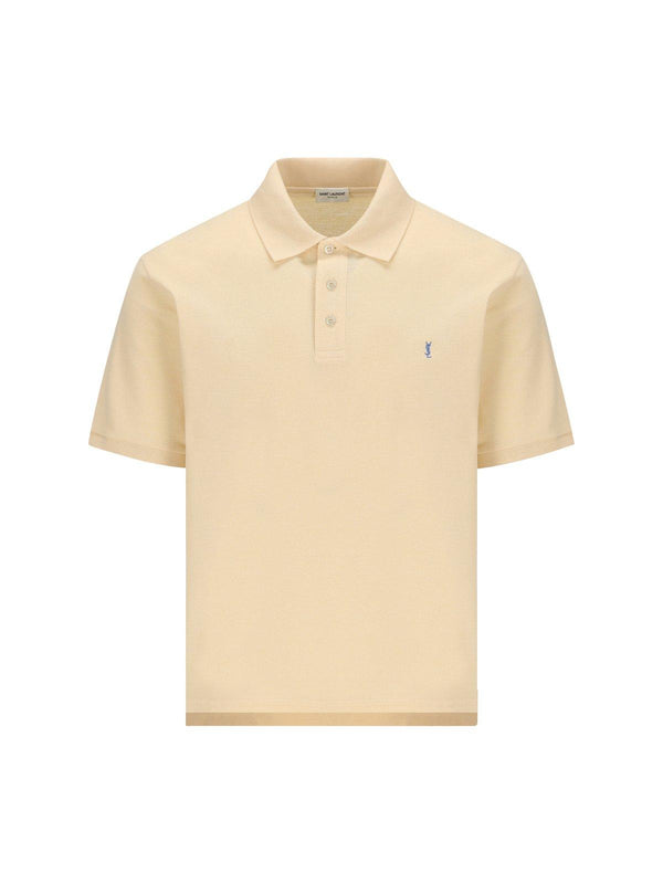 Saint Laurent Cassandre Short-sleeved Polo Shirt - Men