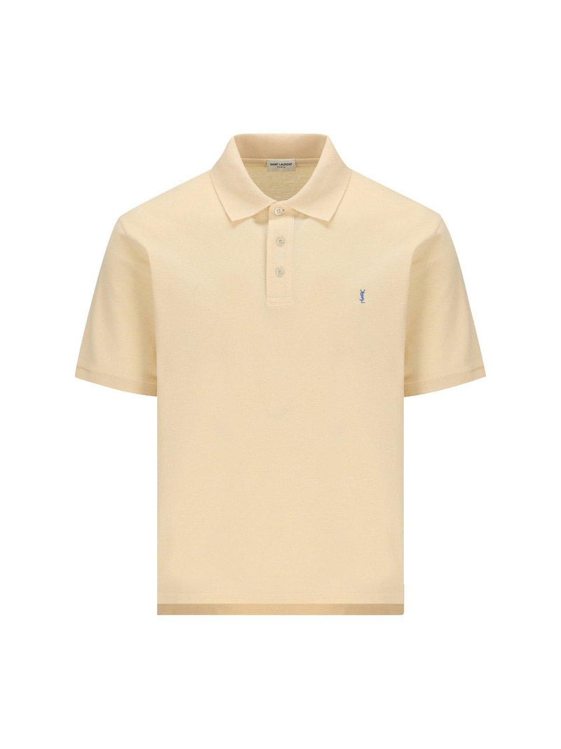 Saint Laurent Cassandre Short-sleeved Polo Shirt - Men