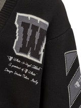 Off-White Arrow Logo Varsity Cardigan - Men