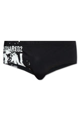 Dsquared2 Swimming Briefs With Logo - Men