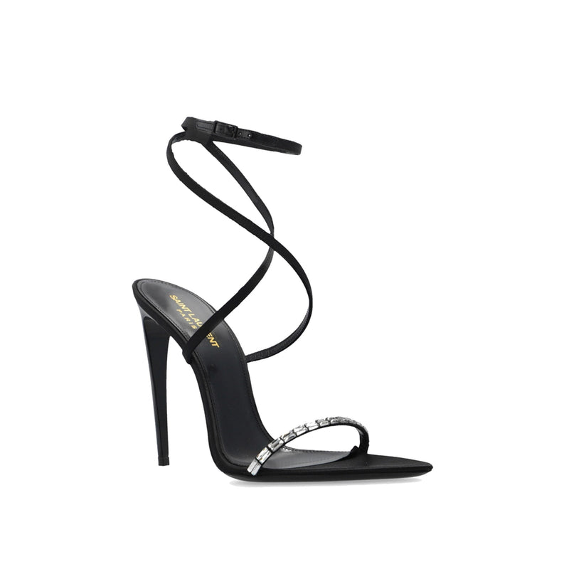 Saint Laurent Satin Sandals - Women