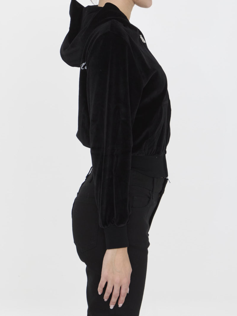 Balenciaga Shrunk Zip-up Hoodie - Women