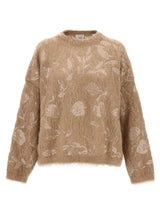 Brunello Cucinelli Sequin Embroidery Sweater - Women