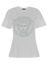 Versace Medusa Head Embellished Crewneck T-shirt - Women