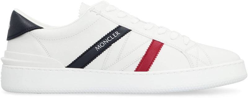 Moncler Monaco Faux Leather Sneakers - Men