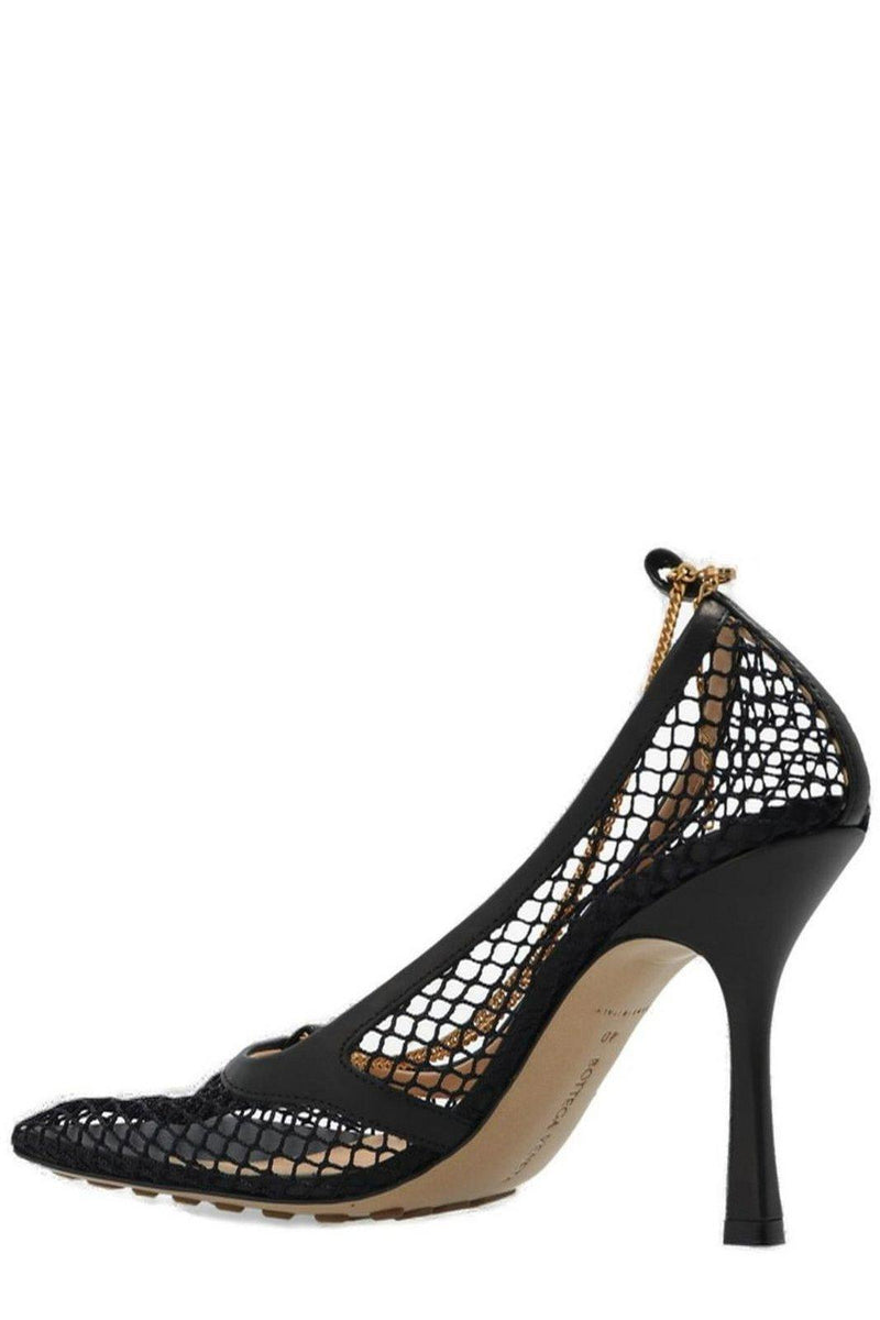 Bottega Veneta Mesh Square-toe Pumps - Women - Piano Luigi