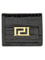 Versace Greca Goddess Embossed Bi-fold Wallet - Women