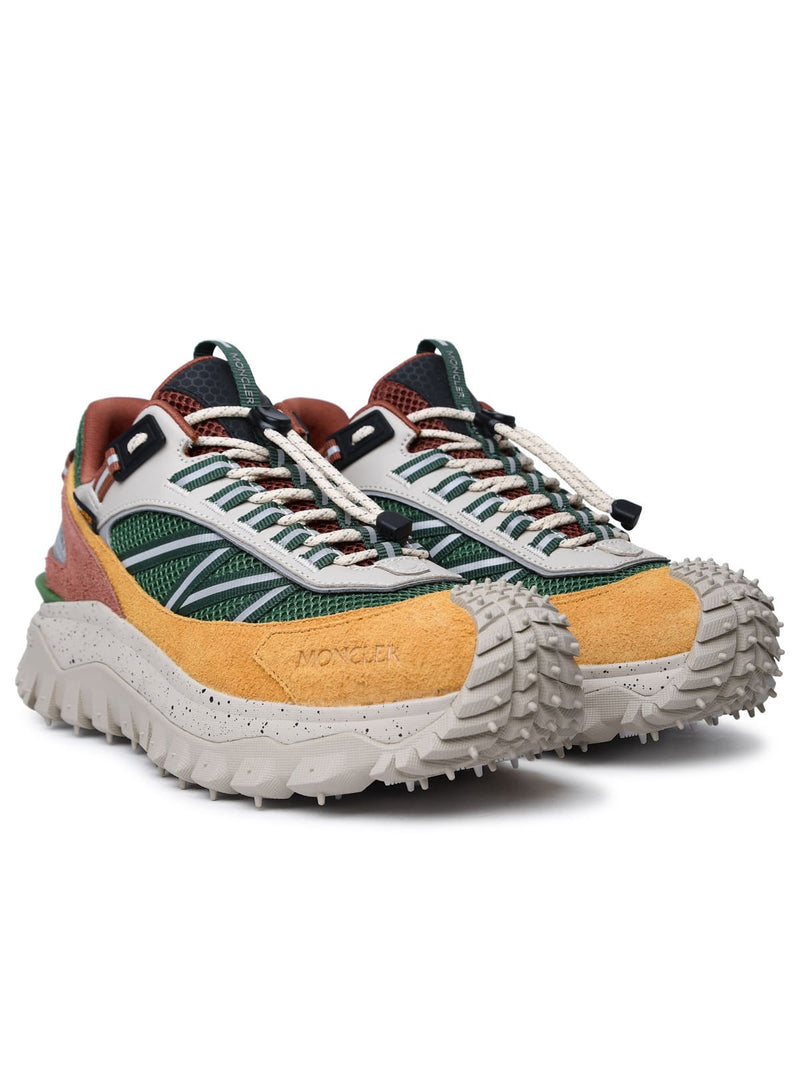 Moncler Multicolor Leather Blend Sneakers - Men