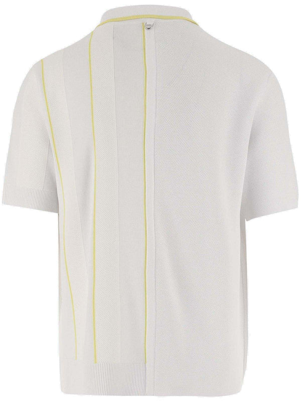 Jacquemus Contrast Knitted Polo Shirt - Men