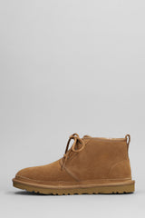 UGG Neumel Lace Up Shoes In Leather Color Suede - Men