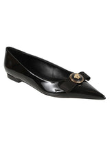 Versace Gianni Ribbon Ballerinas - Women