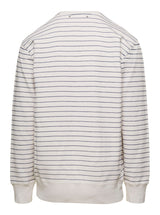 Golden Goose Journey Ms Crew Neck Sweatshirt/striped Cotton+venice Loves Paris Logo - Men