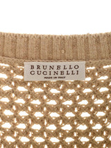 Brunello Cucinelli sparkling Net Sleeveless Top - Women