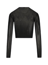 Saint Laurent Ribbed-knit Cropped Top - Women