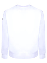 Moncler Logo White Sweatshirt - Men