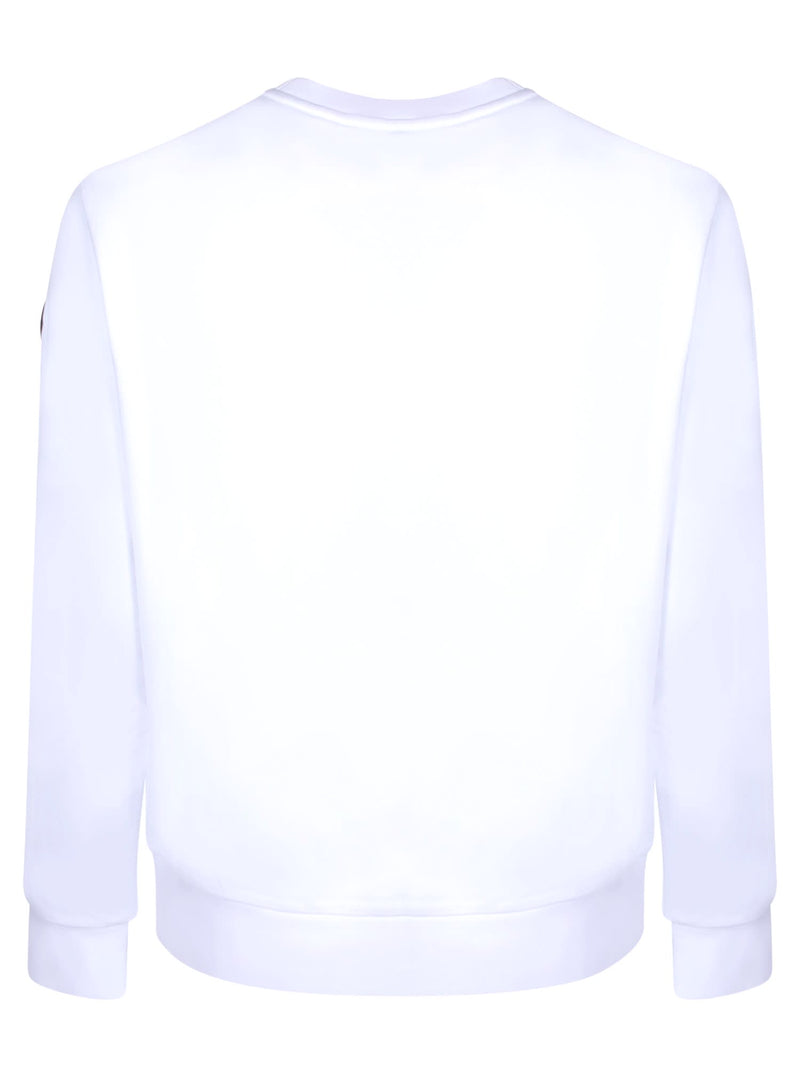 Moncler Logo White Sweatshirt - Men