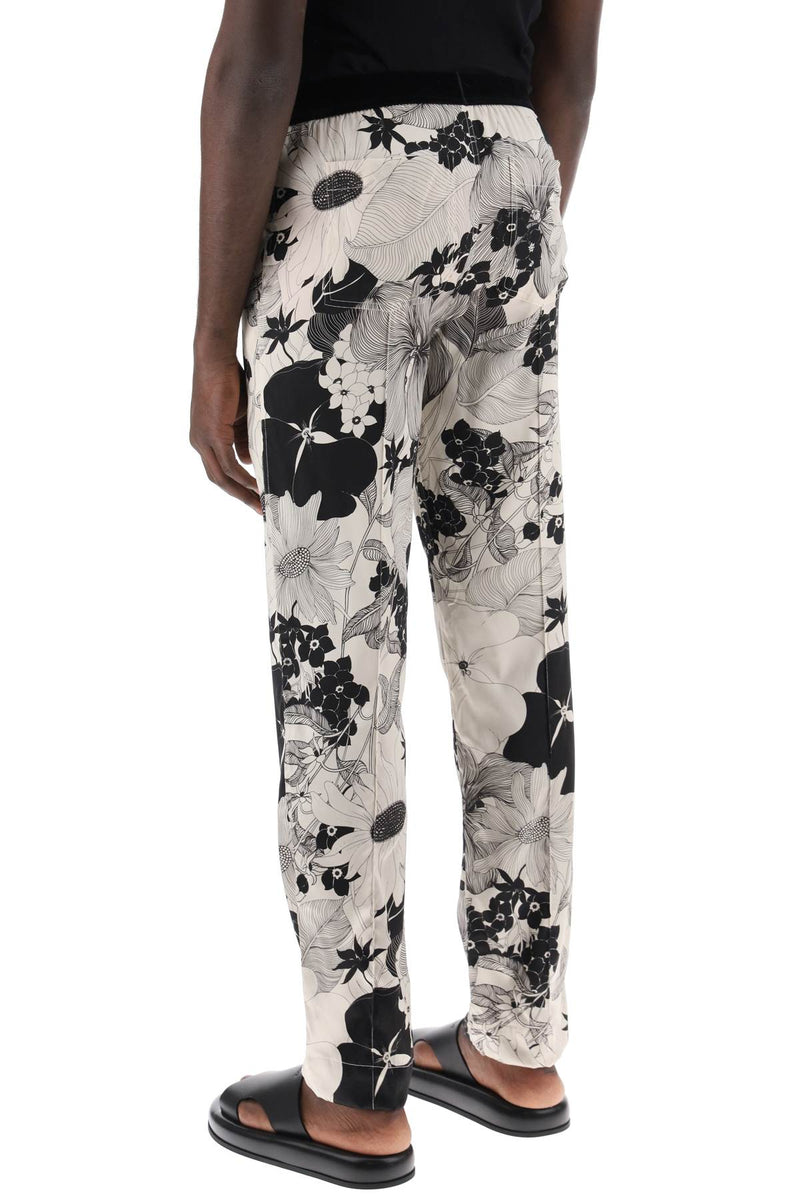 Tom Ford Pajama Pants In Floral Silk - Men