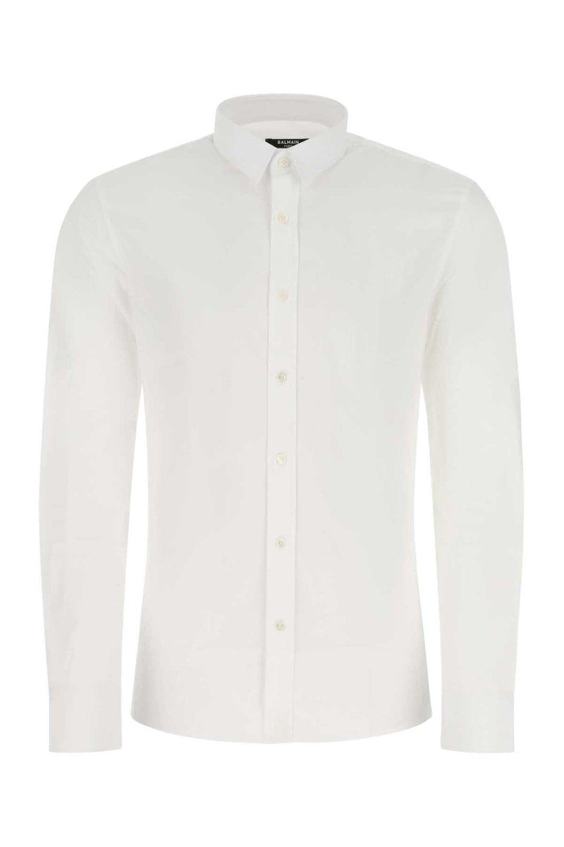 Balmain Fitted Cut Buttoned Shirt - Men - Piano Luigi