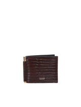 Tom Ford Tejus Monye Clip Brown Cardholder - Men - Piano Luigi