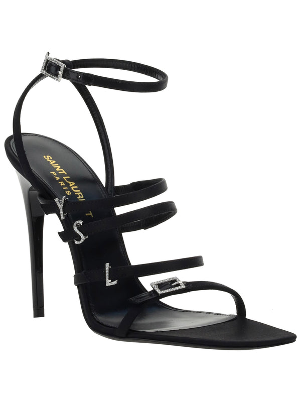 Saint Laurent Jerry Satin Sandals - Women