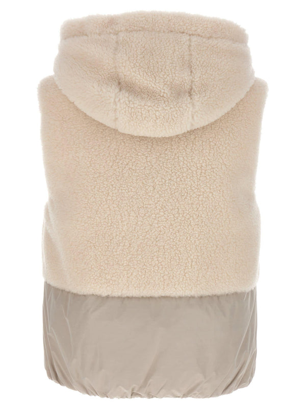 Brunello Cucinelli Teddy Detail Vest - Women - Piano Luigi