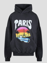 Balenciaga Paris Tropical Round Hoodie - Women