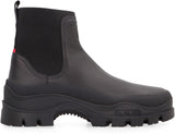 Moncler Larue Leather Chelsea Boots - Men - Piano Luigi