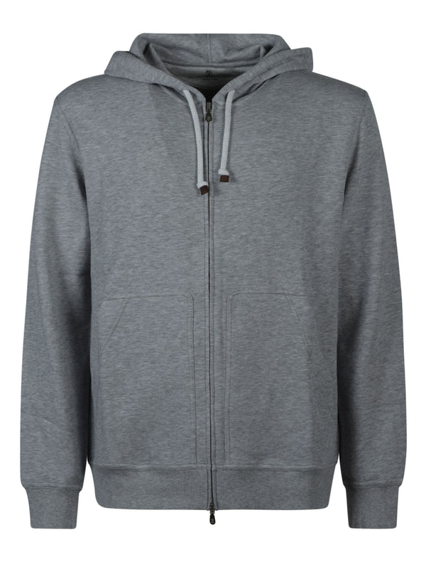 Brunello Cucinelli Zipped Drawstring Hoodie - Men