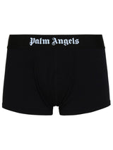 Palm Angels Black 2 Boxer Set With Logo - Men