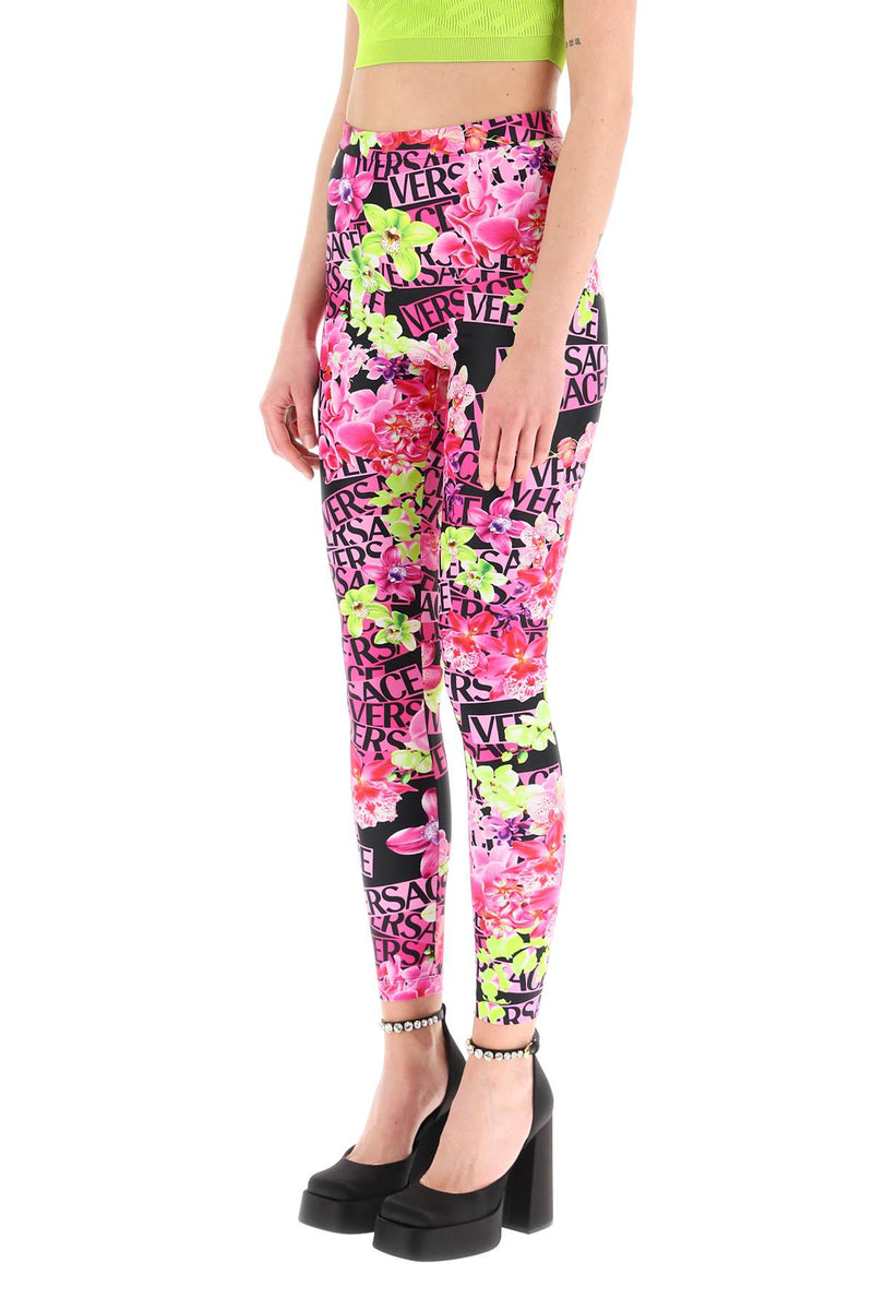 Versace Printed Leggings - Women