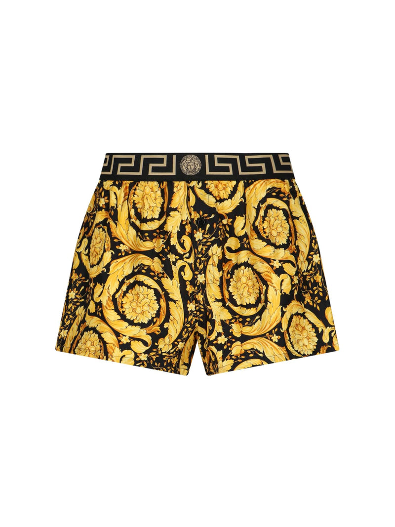 Versace Barocco Print Pijama Shorts - Women