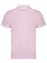 Moncler Logo Patch Pink Polo Shirt - Women