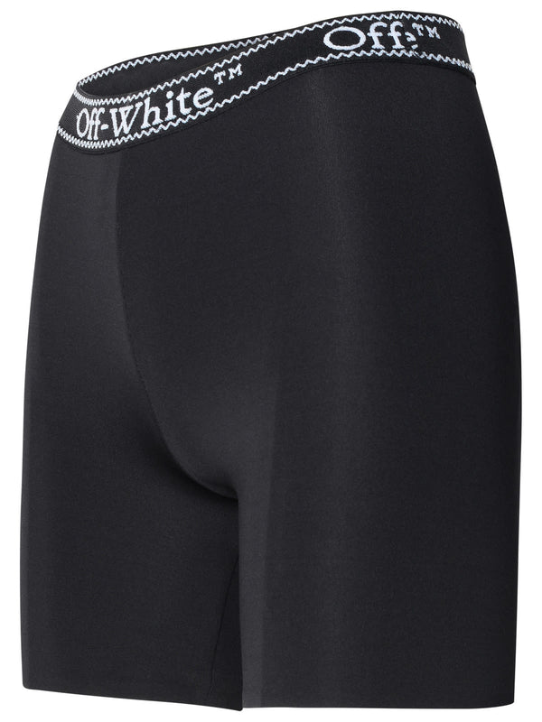 Off-White Black Polyamide Blend Shorts - Women