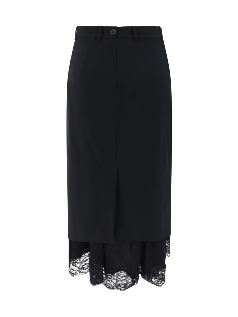 Balenciaga Lingerie Midi Skirt - Women