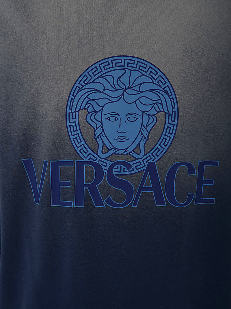 Versace T-shirt Jersey Fabric Degrade Overdye - Men