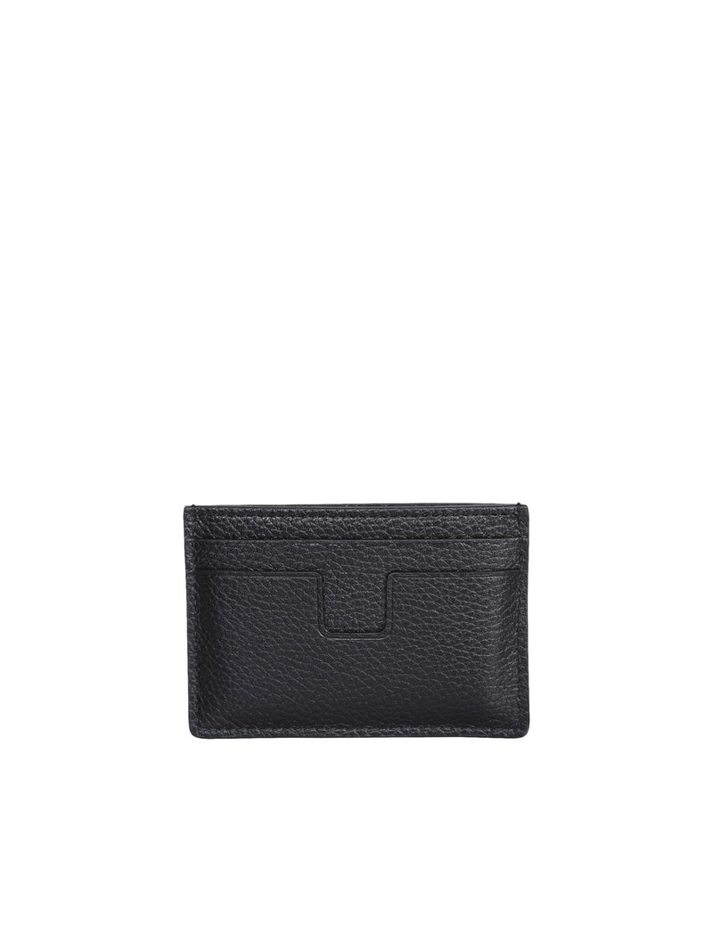 Tom Ford Black T Line Cardholder - Men - Piano Luigi