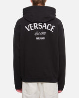 Sweatshirt Brushed Fabric Versace Milano Stamp Print - Men - Piano Luigi