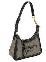 Balmain B-army Shoulder Bag-canvas&amp;logo - Women