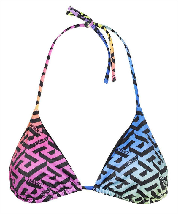 Versace Printed Bikini Top - Women - Piano Luigi