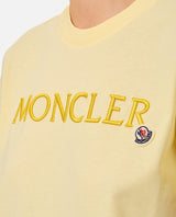 Moncler Regular T-shirt W/printed Front Logo - Women