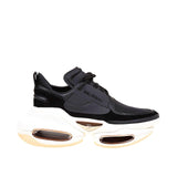 Balmain Leather And Fabric Sneakers - Men - Piano Luigi