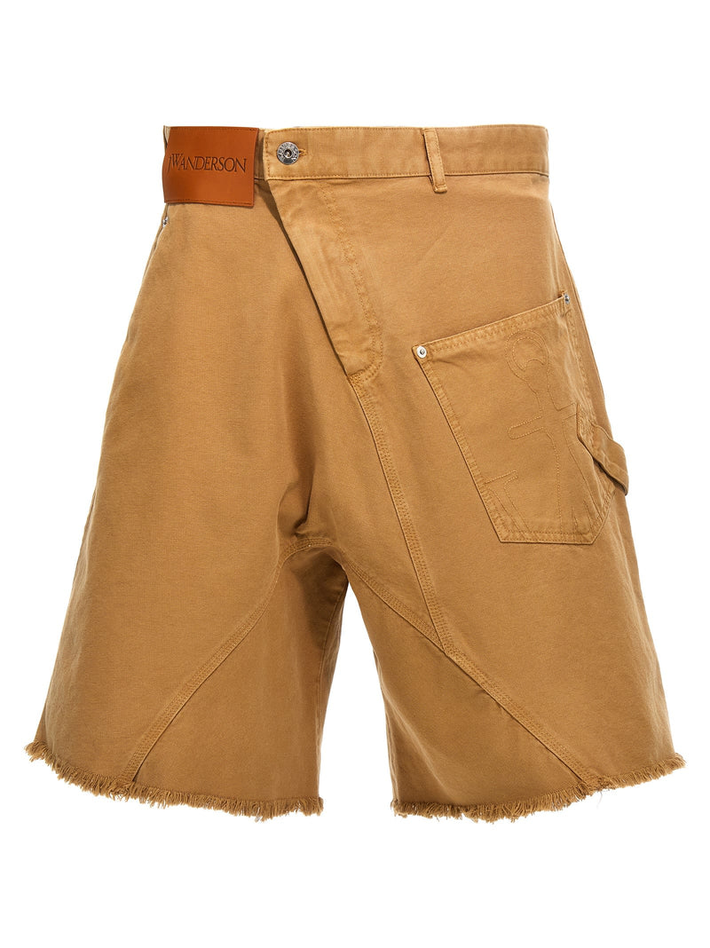 J.W. Anderson twisted Workwear Bermuda Shorts - Men